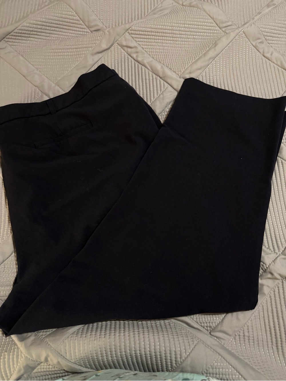 Roz & Ali Black Wide-Leg Trousers
